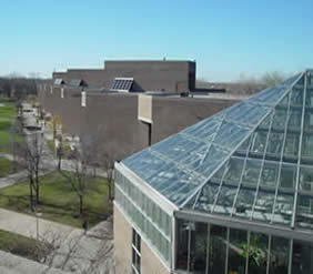 Greenhouse campus view