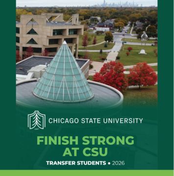 cover of the transfer brochure that says ‘Finish Strong at CSU