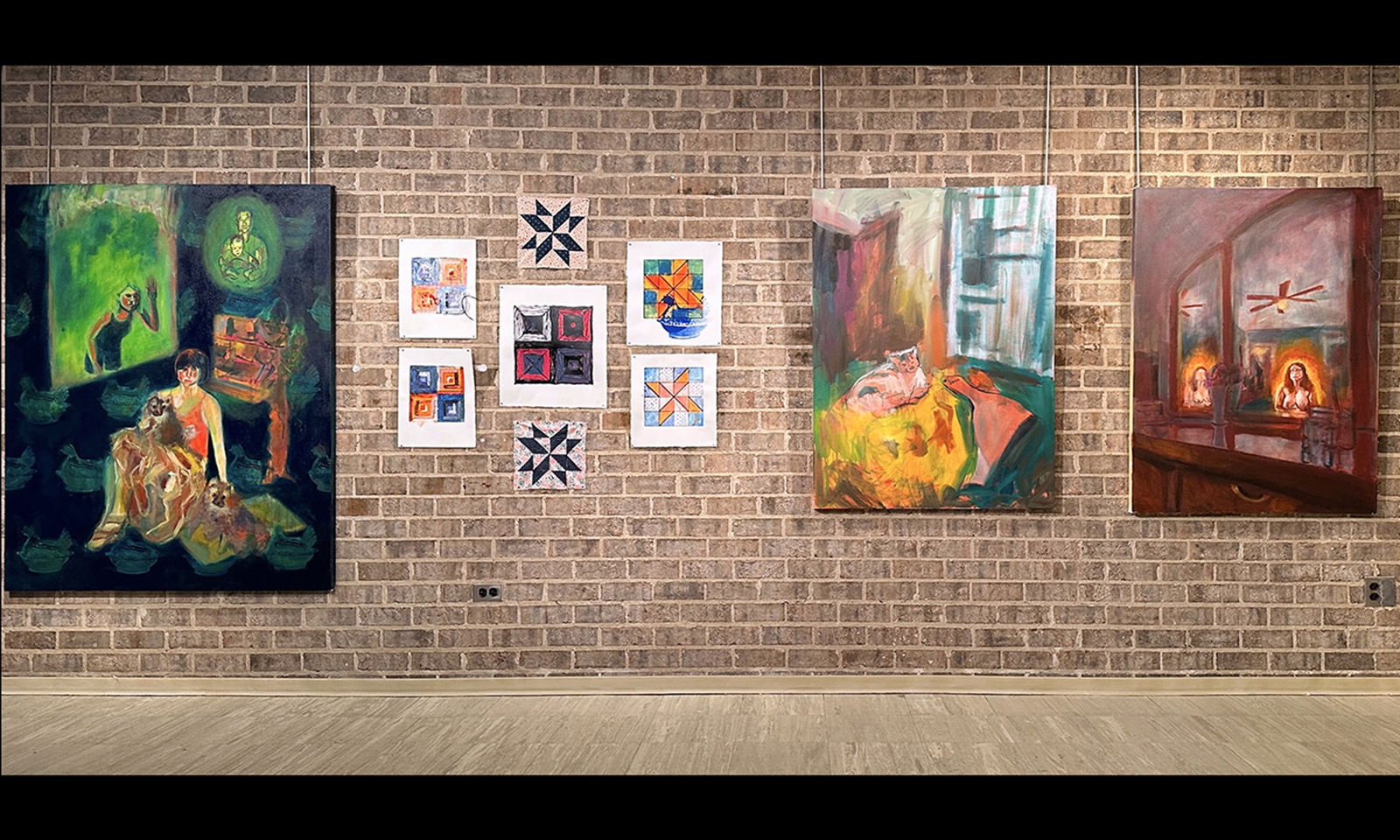 Paintings and Fiber Arts Paintings and Fiber Arts