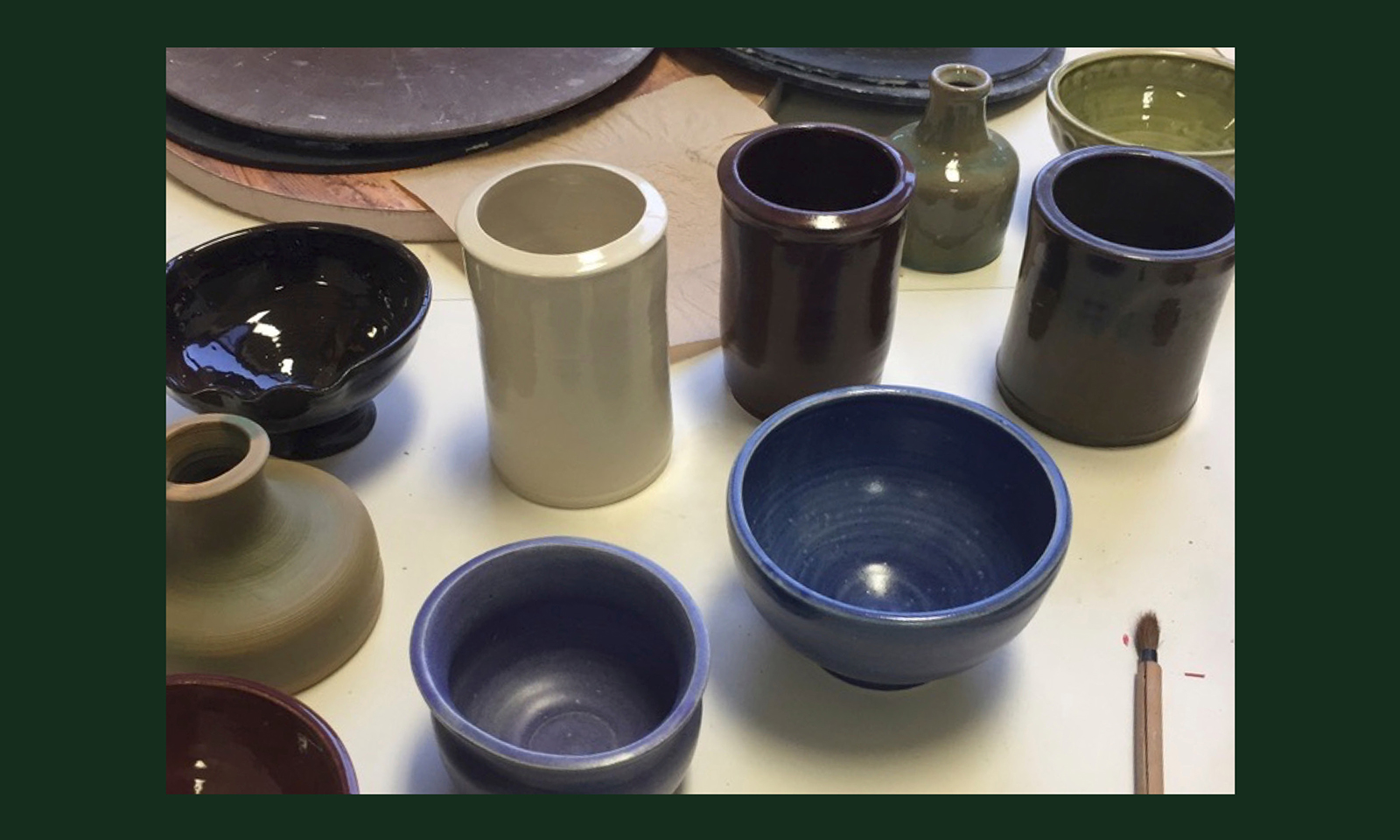 Ceramics cups and bowls