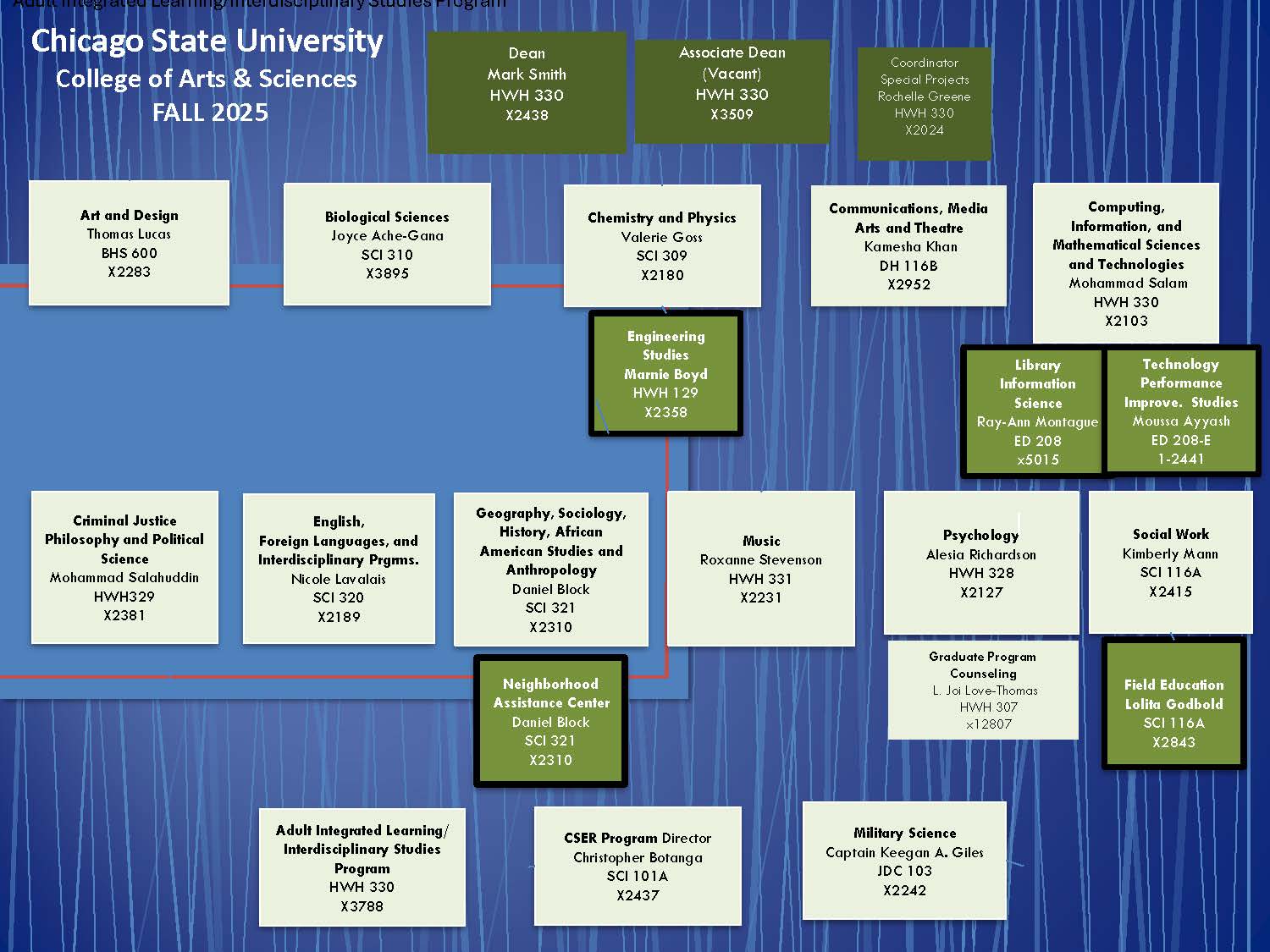 CAS Organizational Chart