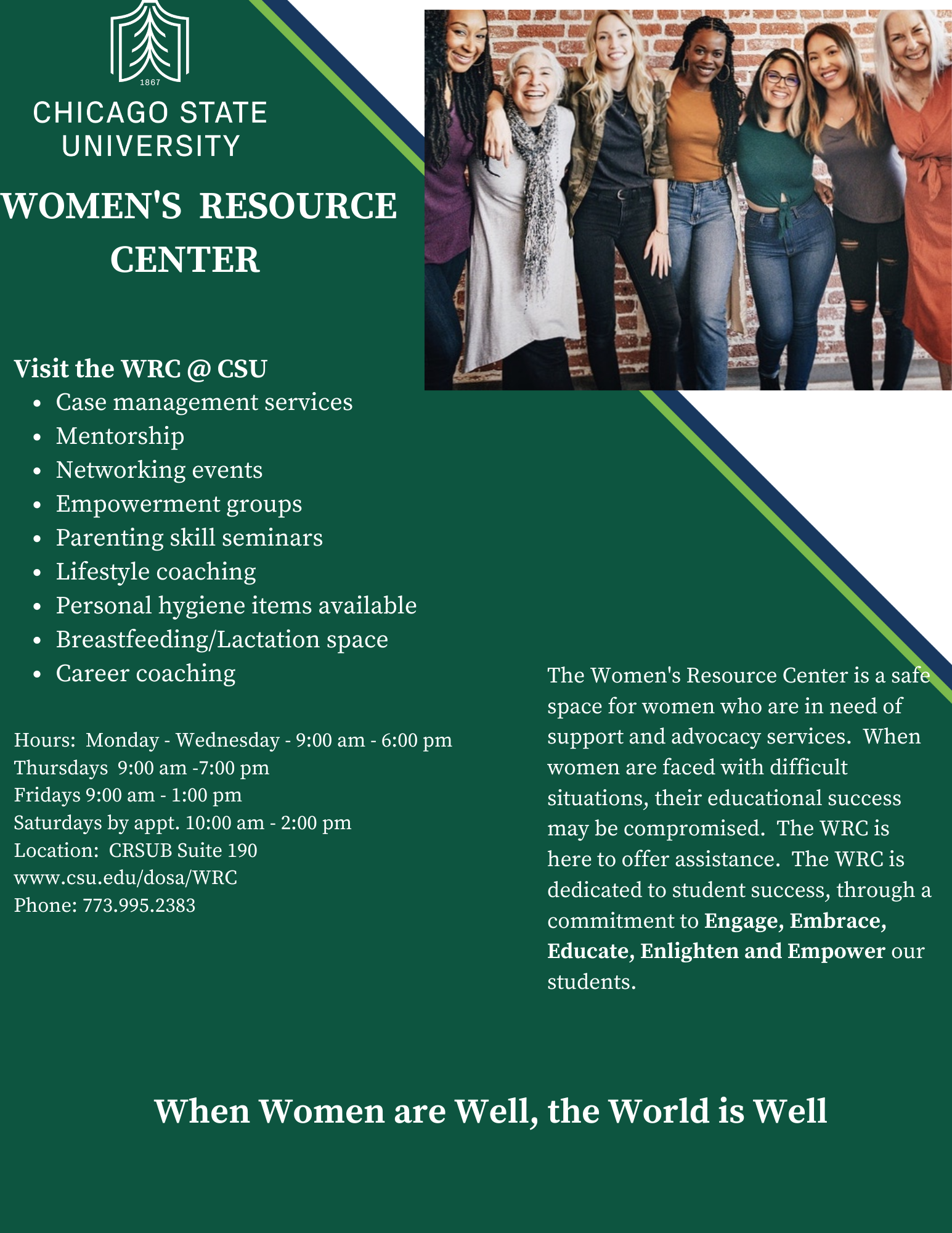 Welcome to the Women's Resource Center